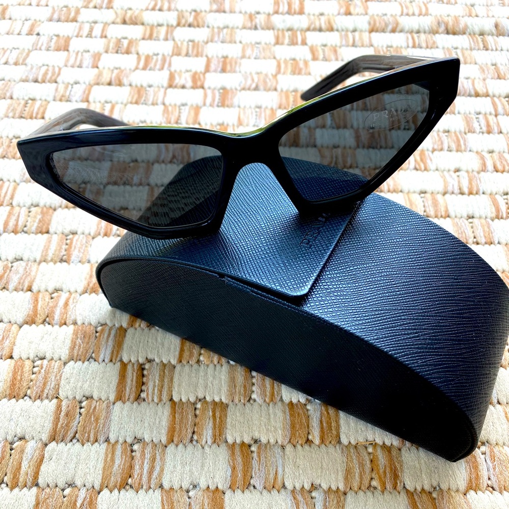 Prada Cat Eye Black Sunglasses NWT